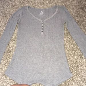 Grey Henley shirt